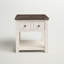 Table de bout en bois massif avec rangement Hemsworth-27329574
