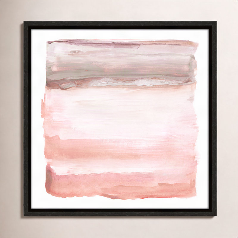 «Lakeland Boho Sky I» par Nan - reproduction encadrée sur toile, Espresso, H 13,5 po x l 13,5 po x P 2 po