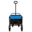 Mini chariot de plage pliable de jardinage (noir + bleu + frein)-117353900-117353904