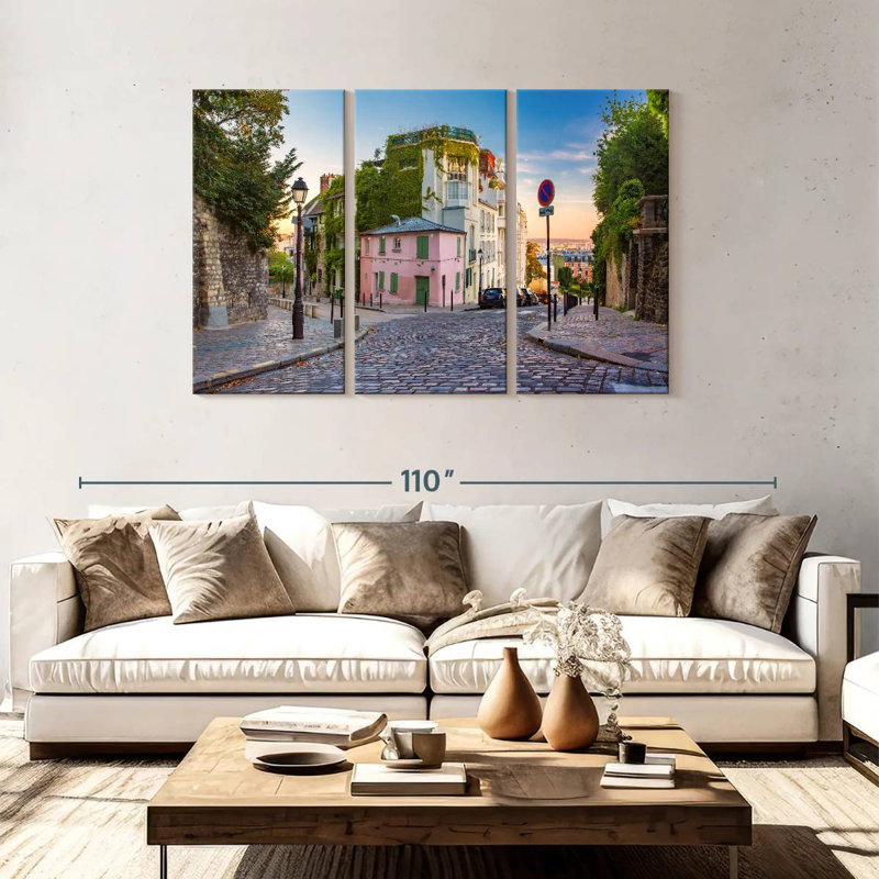 Aime Old Street In Montmartre, 48" H x 74" W