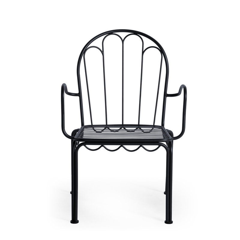 The Alfresco Dining Chair in Antique White, Vintage Black