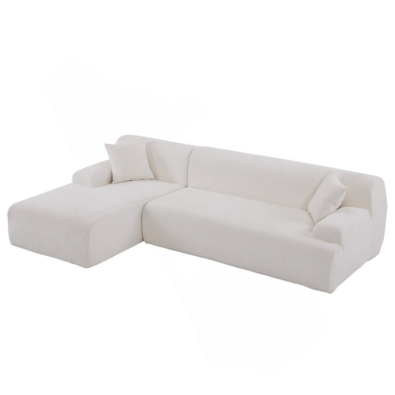 Massengill 2 Piece Free Combination, Modern Large L - Shape Modular Sectional Sofa, High Density Foam, Anti - Wrinkle