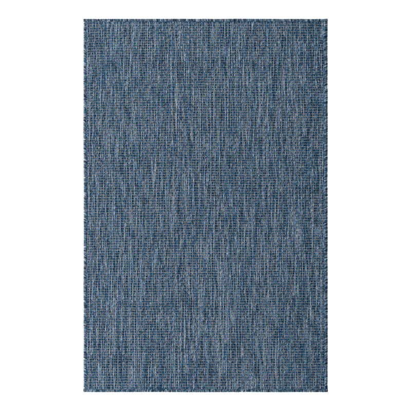 Avaughn Indoor/Outdoor Area Rug, Rectangle 3'3" x 5'3", Blue
