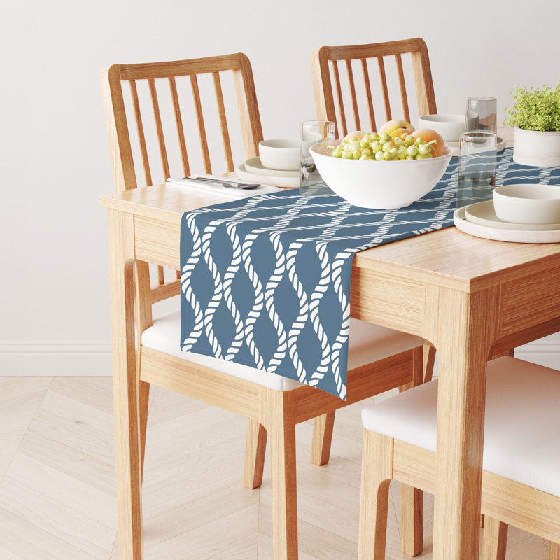 Espey Geometric Table Runner, 108" L x 14" W