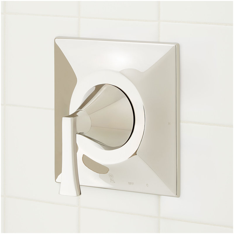 Vilamonte Pressure Balance Shower System with Hand Shower - Polished Nickel, Polished Nickel
