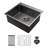 Drop In Kitchen Sink Single Bowl Sink Basin