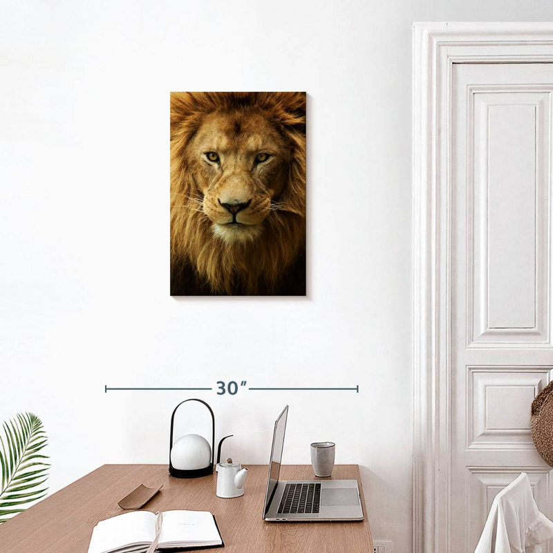 Brampt Fabulous Lion Head, 24" H x 16" W