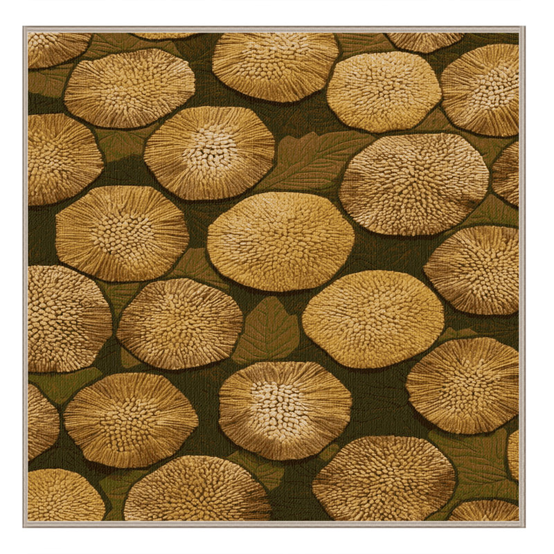  Tapis lavable à fruits à pain, Carré 3 pi