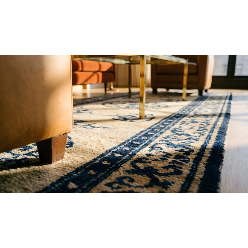 Handmade Wool Floral Area Rug