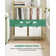 5-Tier Bookcase Bookshelf,Gold Finish Arched Glass Bookcase