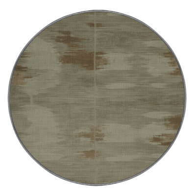 Machine Washable Abstract Brown Area Rug