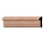 Moulure sur rail de chaise en bois massif de qualité l 5,9 po x P 3 po x L 96 po.-96930560