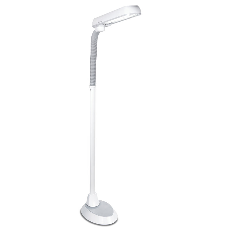 OttLite 24 Watt Floor Lamp with Flexible Neck