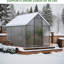 Serre en acier 6 x 12 pour le jardin, la cour arrière avec ventilation réglable et ensembles de portes à charnières verrouillables