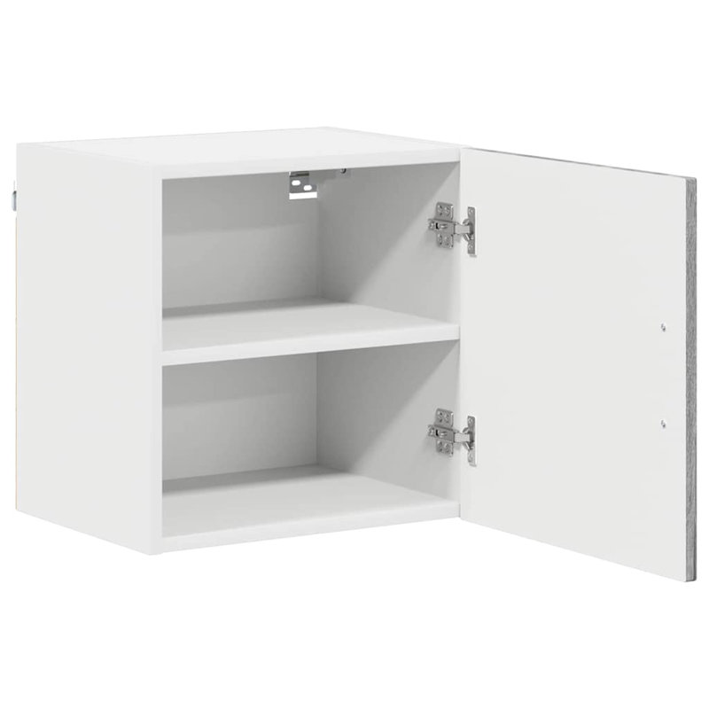 Vidaxl Kitchen Wall Cabinet Black 40 X 31 X 40 Cm Engineered Wood, 40cm H x 40cm W x 31cm D, Grey Sonoma