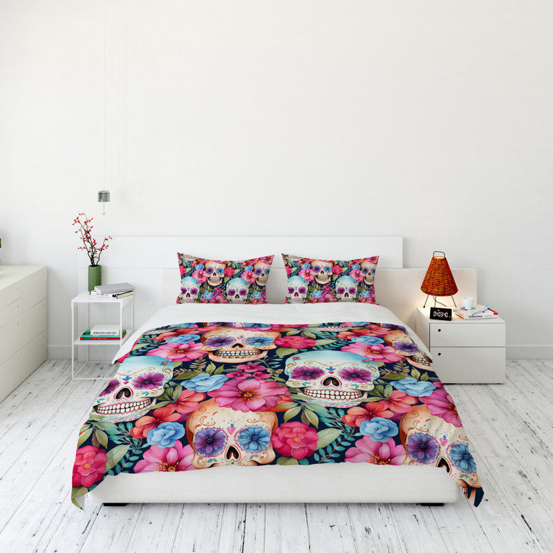 Modern & Contemporary Duvet Cover, King Duvet Cover + 2 King Shams