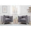 Chaise en velours de suède Tetouan-1036913363-1036913361