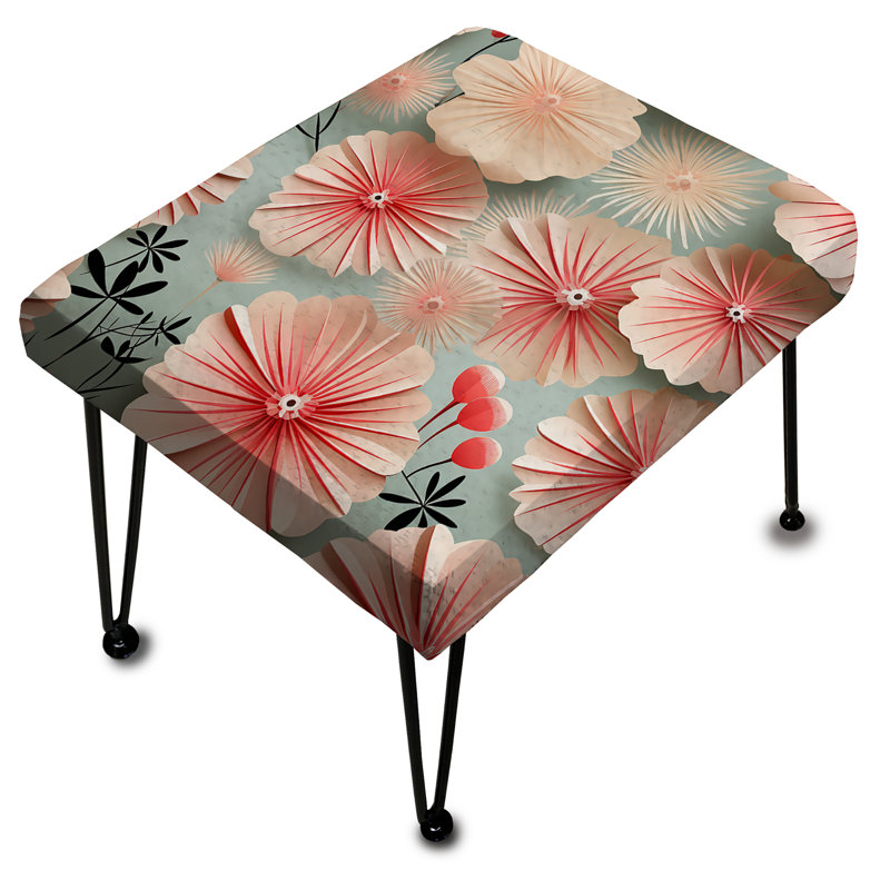 Motif de bord de mer rose à motif coquillage délicat
