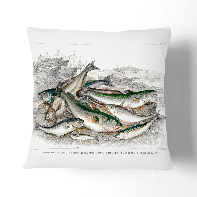 Square Throw Cushion, 55cm H x 55cm W x 20cm D, White