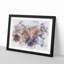 Stream Behind the Red Trees - Picture Frame Graphic Art Print-56877382-56877381