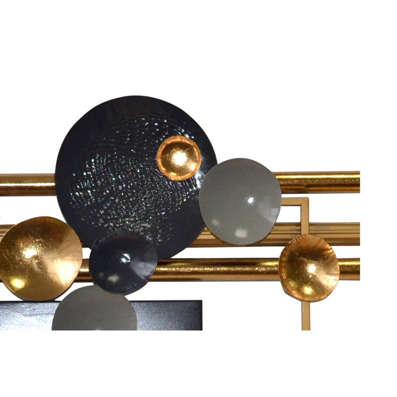 Glam Abstract Wall Decor on Metal