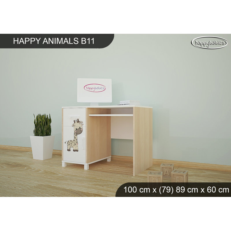 100cm Writing Desk, Oak
