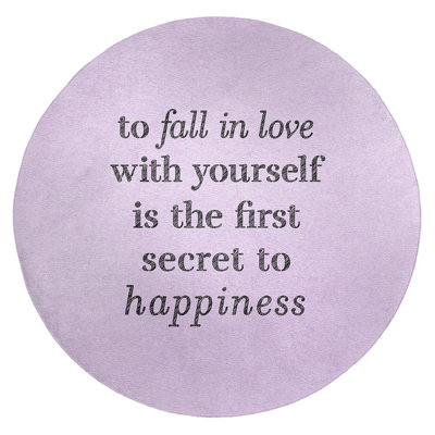 Quotes Chenille Indoor Rug