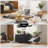 Kuth Dresser For Bedroom, 5 Storage Drawers, Wide Closet Chests Organizer Tower Furniture With Top Metal Frame For Clothes, Kids Room, Living Room, Hallway, Entryway-1224643956