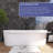 71'' Freestanding Soaking Solid Surface Bathtub in Matte White