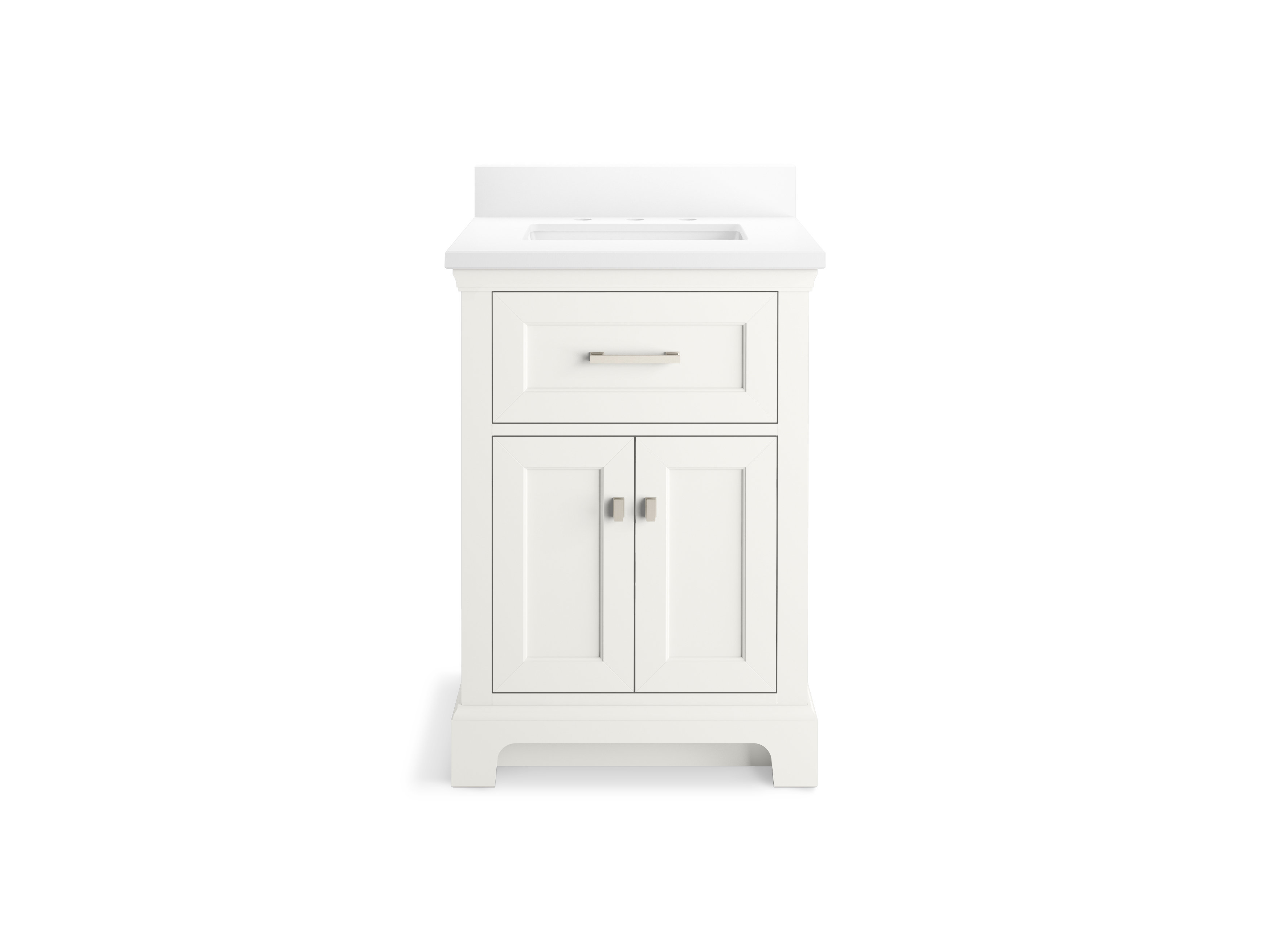 Kohler Charlemont 24 In. Bathroom Vanity Cabinet With Sink And Quartz ...