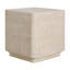 Table de bout d'extérieur Daphne MGO, fini travertin beige, ensemble de 1
