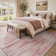 Tapis lavable à rayures Blush And Rose