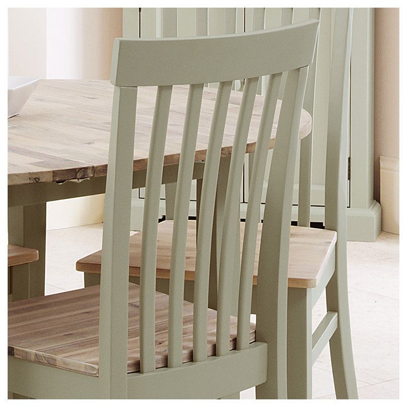 Taylor Slat Back Side Chair, Sage Green