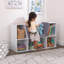 Bibliothèque avec coin lecture, 6 tablettes-16158278