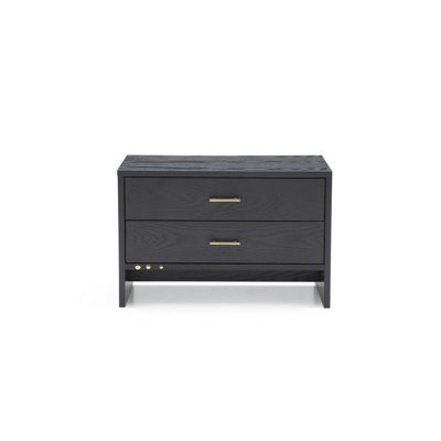 Table de chevet 2 tiroirs Sille