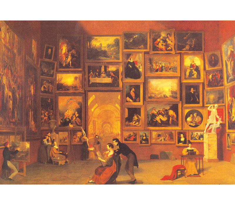 Galerie du Louvre, H 17 po x l 24 po