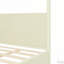 Lit plateforme à baldaquin en bois avec lattes de support-385269791-385269985