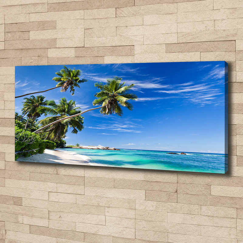 Tropical Beach - Wrapped Canvas Print