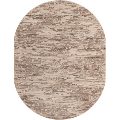 Tapis contemporain brun clair Araceli