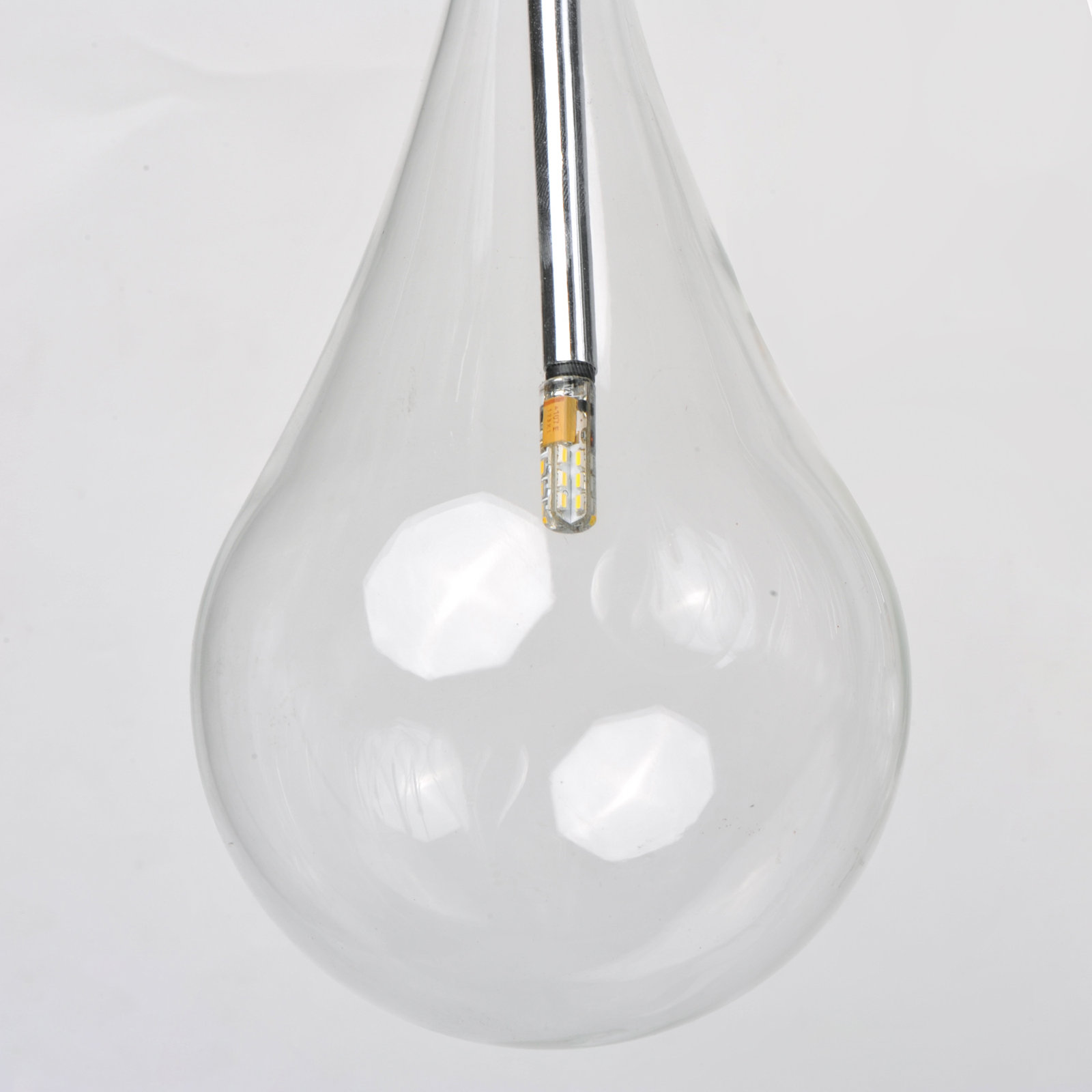 Deva Single Light Glass Dimmable Pendant