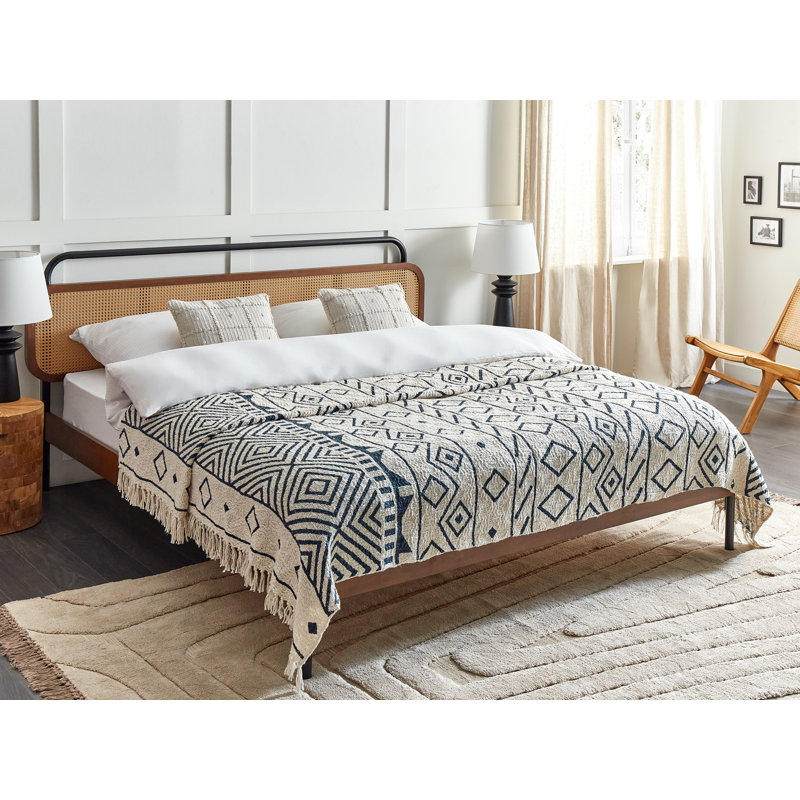 NAJUY Woven Throw Blanket, 220cm W x 240cm L