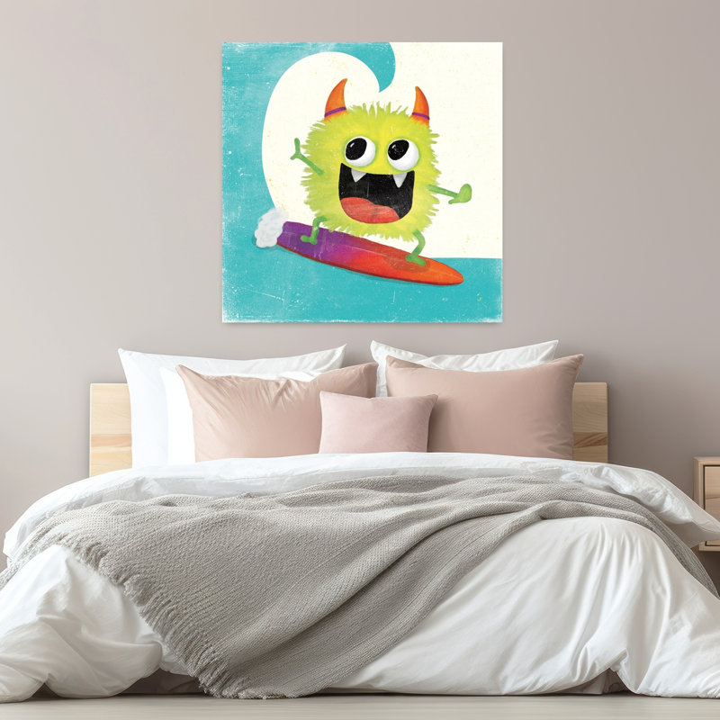 Art contemporain fantaisiste Xtreme Monsters III, H 32 po x l 32 po