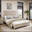 Tall Headboard Solid Wood Platform Bed Frame-1085323603-1085323615