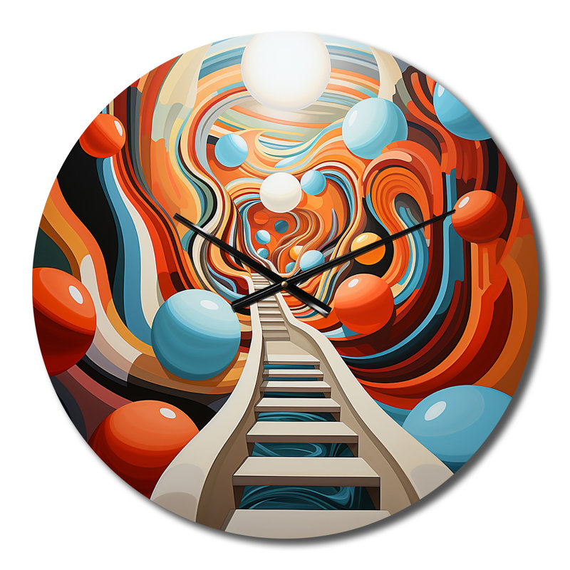 Connla - Horloge murale abstraite, Petit