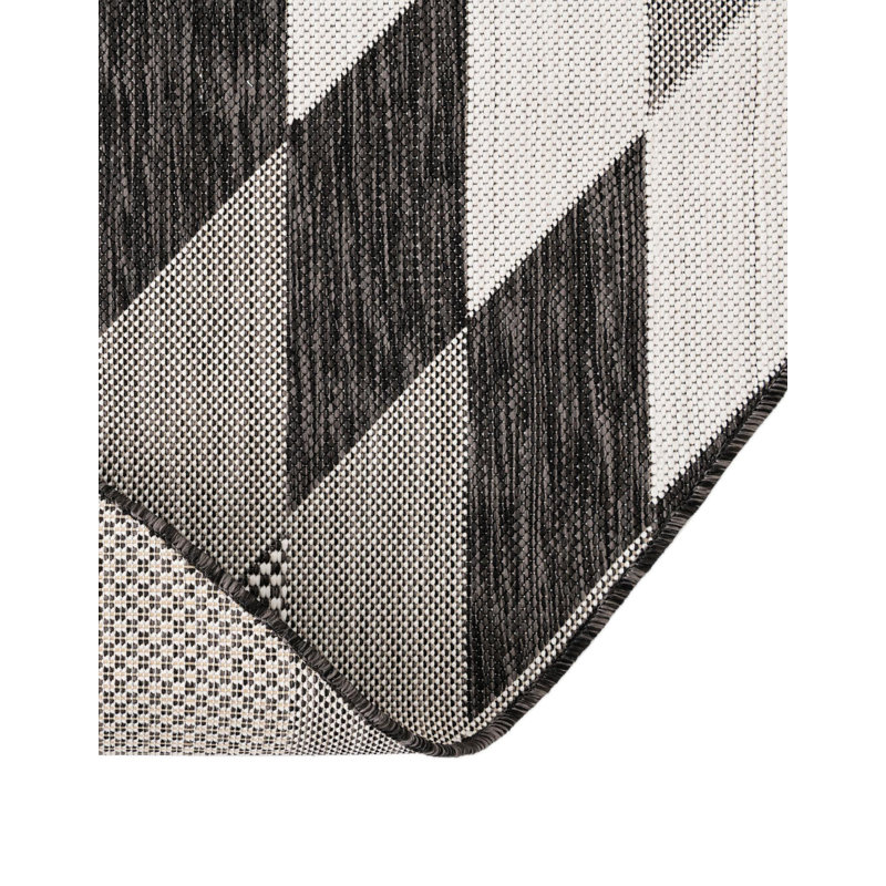 Blox Hower Indoor/Outdoor Area Rug, Round 3'1"