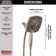 In2ition 4-Spray Dual Shower Head with Handheld Spray