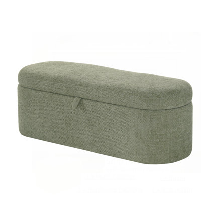 Philipa Storage Bench-L.Green Tweed