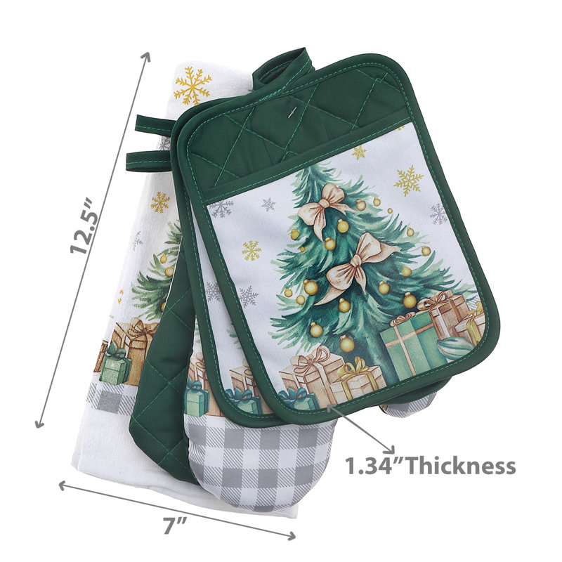 Ensemble de cuisine 5 pièces (arbre de Noël)