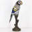 Small Tiffany Lamp Parrot Table Lamp Stained Glass Accent Lamp 15.3 Inch Tall Mini Desk Bedside Night Light for Kids Bedroom (Blue)-629187547