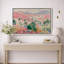 Œuvre d'art du paysage coloré du désert, images de salon, impression sur toile encadrée-126545906-126545911